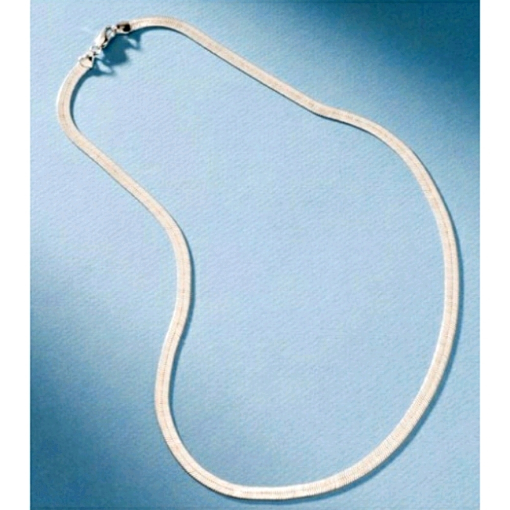 San Tropez Fashion Jewelry Herringbone Necklace